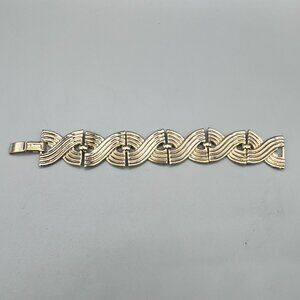 Vintage Goldtone Bergere Bracelet,Signed